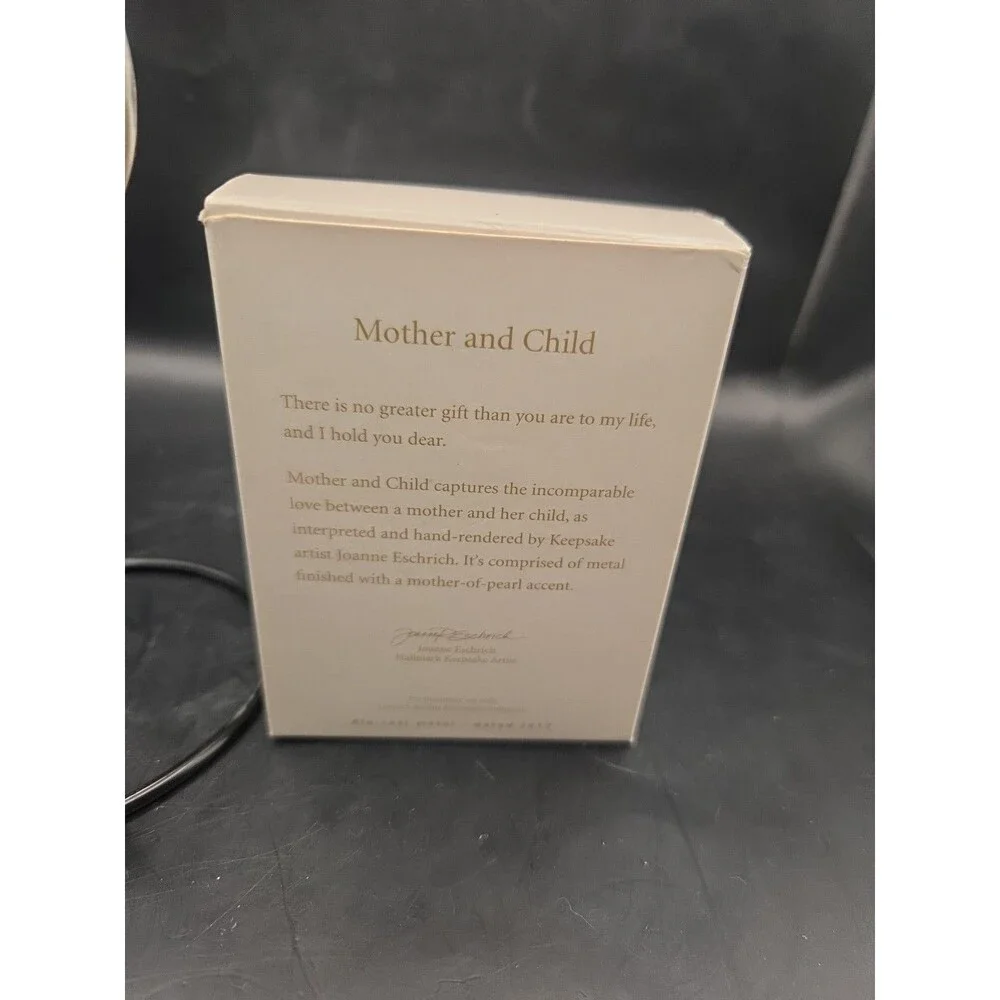 Hallmark Keepsake Pewter Christmas Ornament Mother And Child By Joanne Eschrich